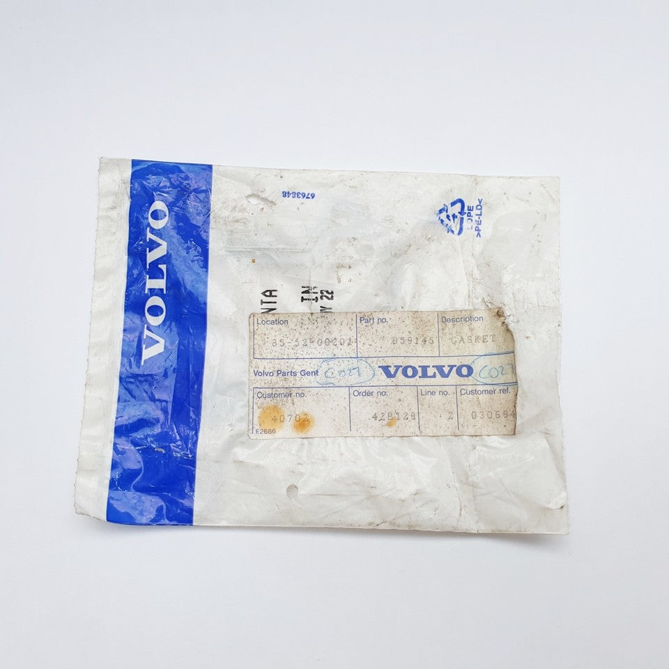 Volvo parts bag with visible branding on a white background