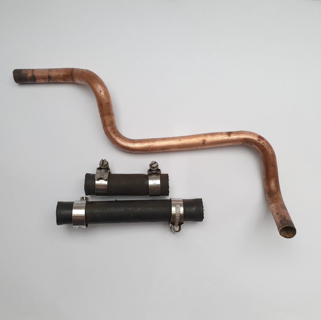 MD2B Copper Pipe and Rubber Pipe Top View